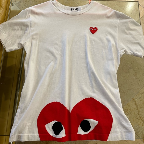 Comme des Garçons PLAY Bottom Heart Tee - Picture 1 of 1